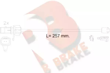 Контакт R BRAKE 610609RB